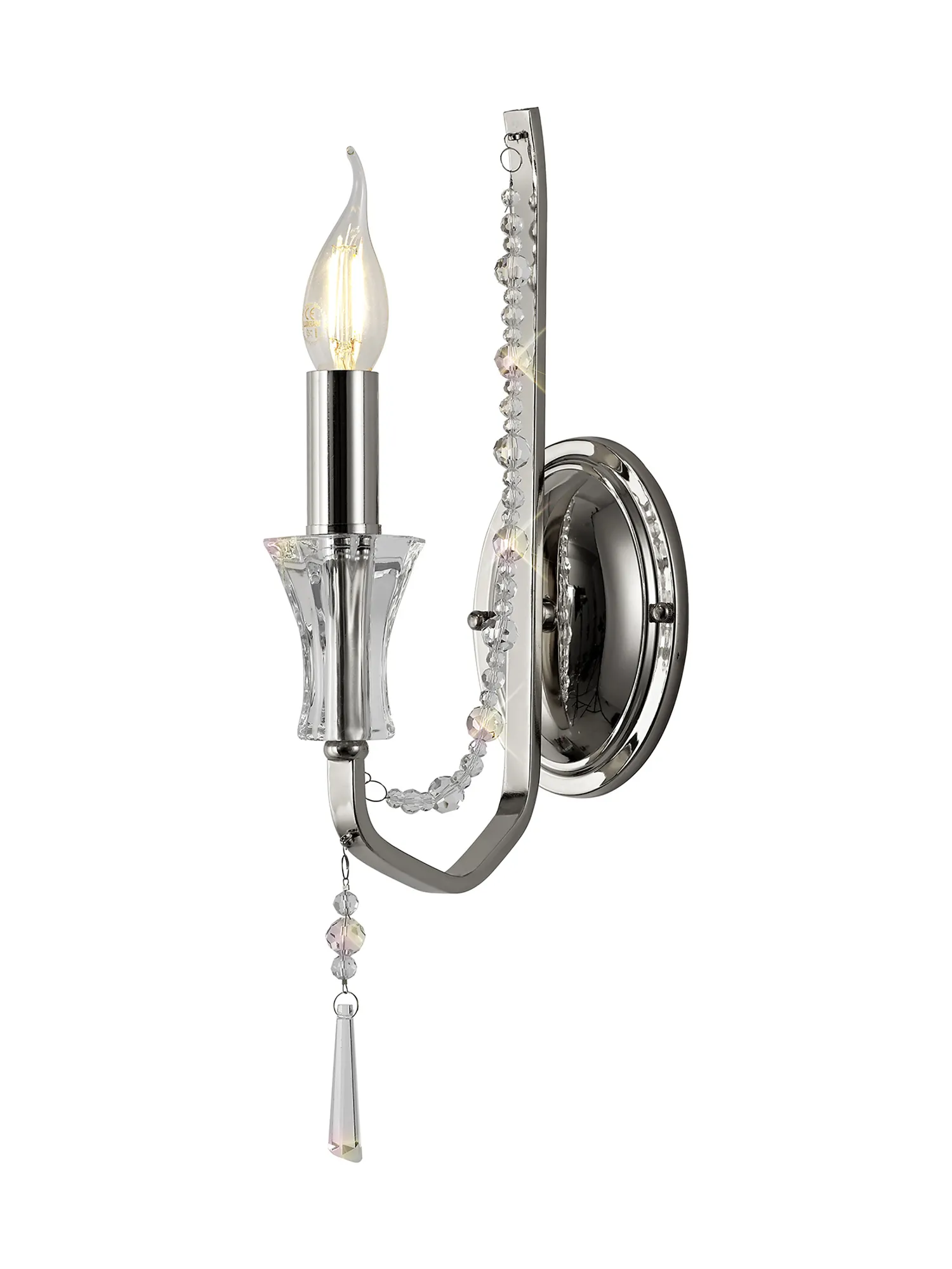 IL31740  Armand Wall Lamp 1 Light Polished Chrome